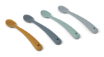 Łyżeczki do karmienia Siv, 4 szt. - Blue multi mix / Liewood