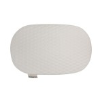 Podgrzewany przewijak Quilted Waves - Off White / bébé-jou