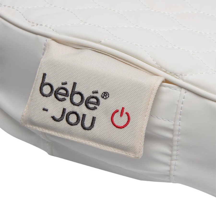 Podgrzewany przewijak Quilted Waves - Off White / bébé-jou