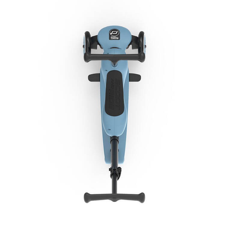 Highwaykick1 Push and Go 2w1 Jeździk i hulajnoga z rączką do prowadzenia 1-5 lat Steel / Scootandride