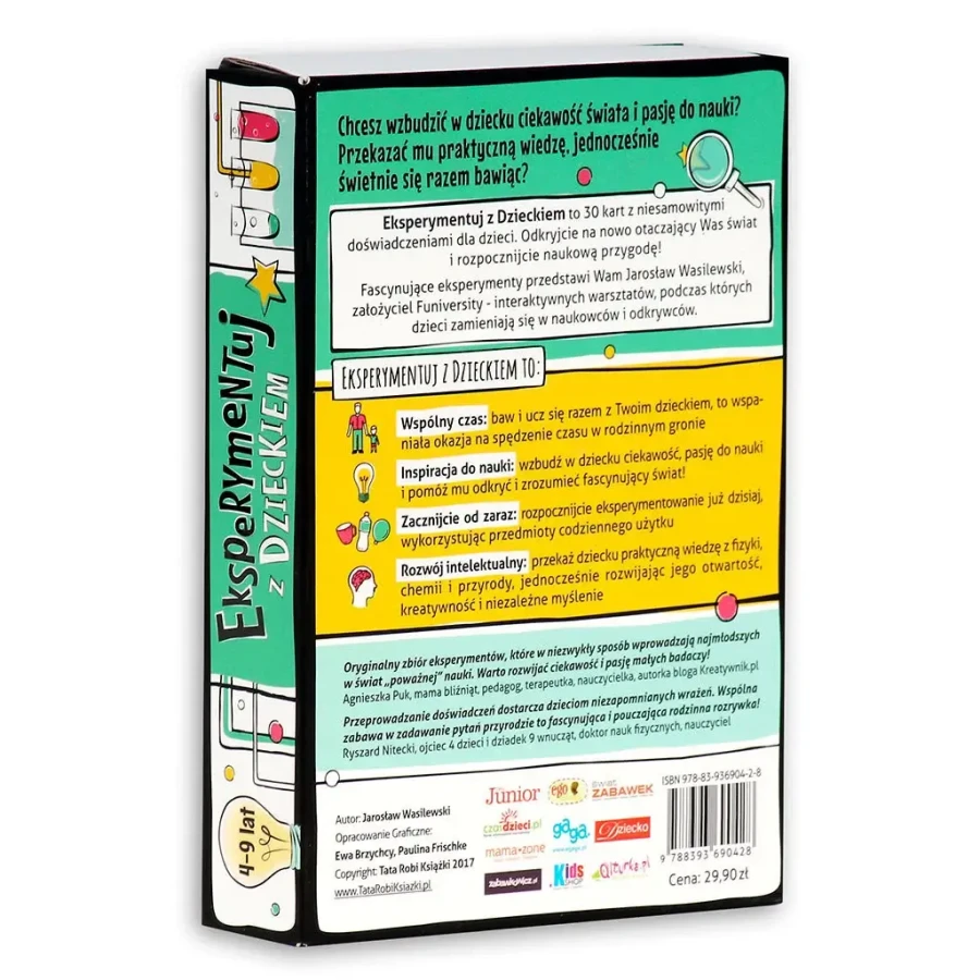 Eksperymentuj z dzieckiem. 30 niesamowitych eksperymentów dla młodych odkrywców / Wydawnictwo Api Papi