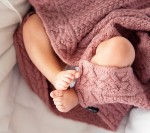 Kocyk z wełny merino - karmelowy beż PREMIUM / Lullalove