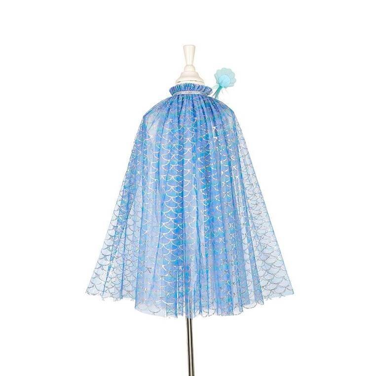 Peleryna z opaską do włosów i różdżką kostium syrenka Marlya / Souza!