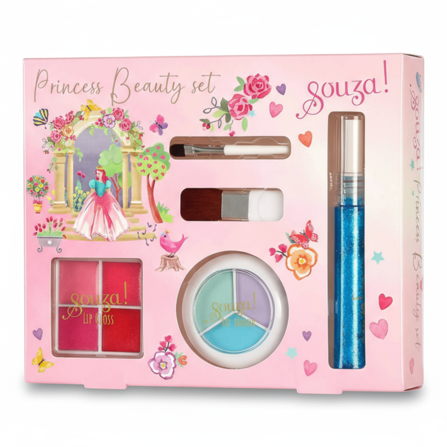 Kosmetyki do makijażu z maskarą do rzęs dla dzieci zestaw 5 el. Księżniczka / Souza!