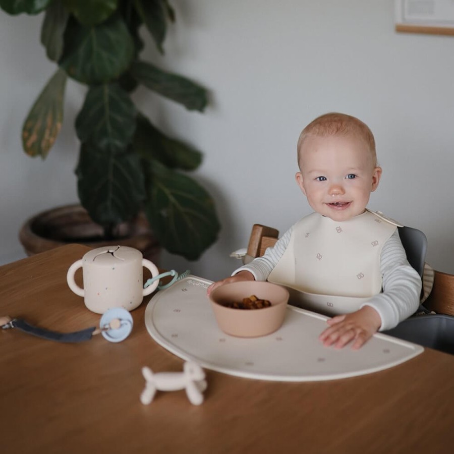 Śliniak silikonowy Pretzel / Mushie