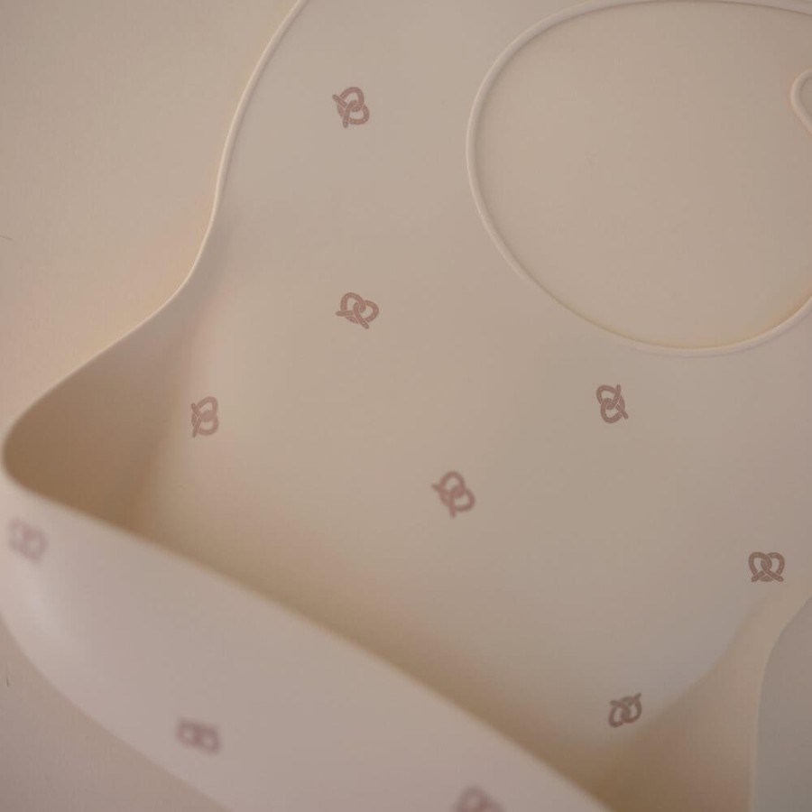 Śliniak silikonowy Pretzel / Mushie