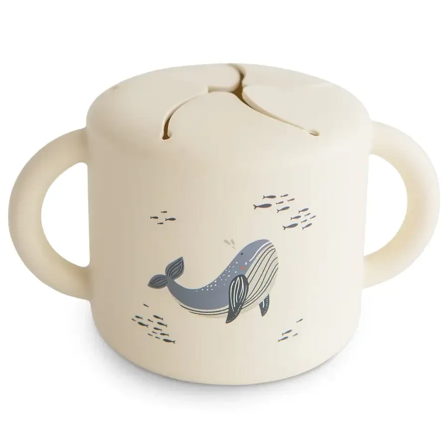 Kubek Niewysypek na Przekąski - Whales / Mushie