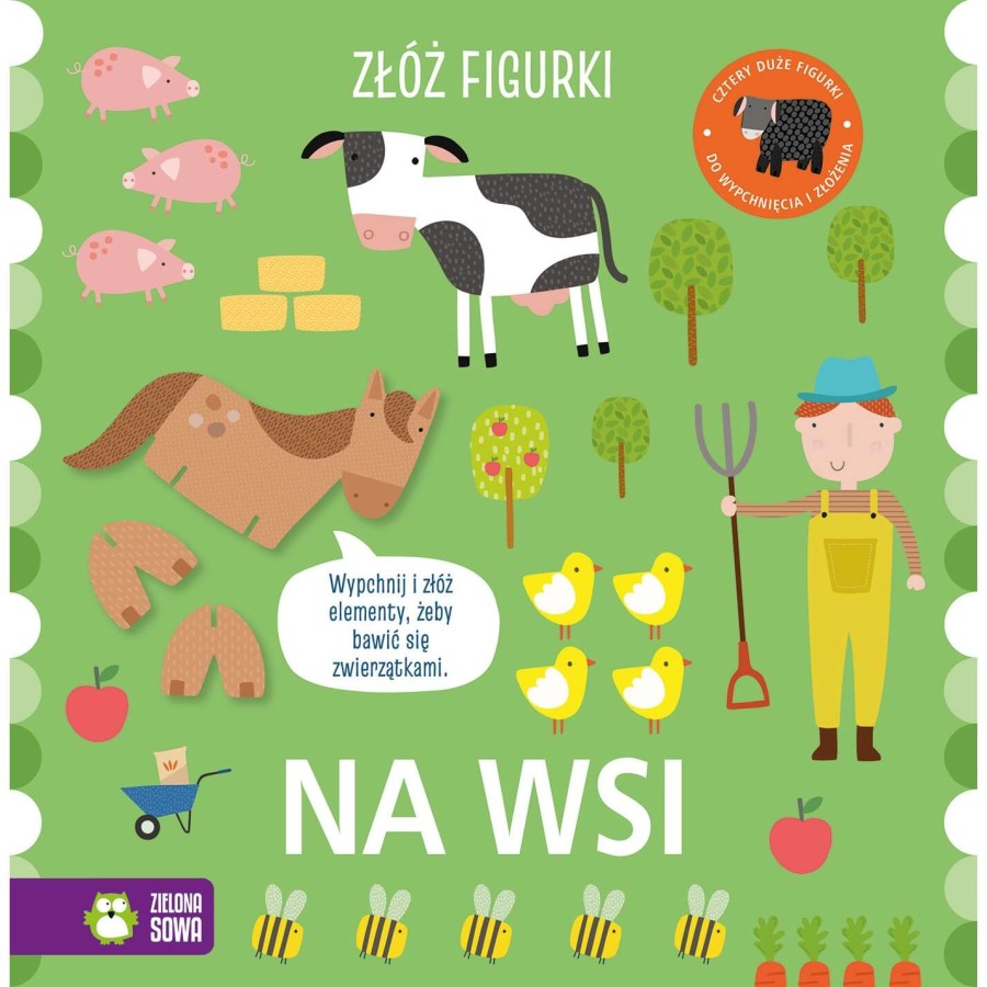 Złóż figurki. Na wsi / Wydawnictwo Zielona Sowa