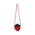 Torebka dziecięca koralikowa - Strawberry Rio Red / Konges slojd