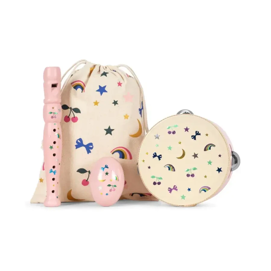 Zestaw muzyczny Petite FSC - rainbow twinkle / Konges slojd