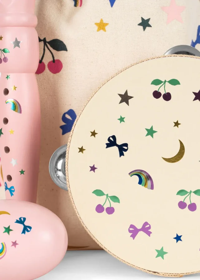 Zestaw muzyczny Petite FSC - rainbow twinkle / Konges slojd