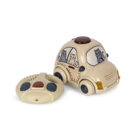 Zdalnie sterowany samochód policyjny na pilot - beige / Konges slojd