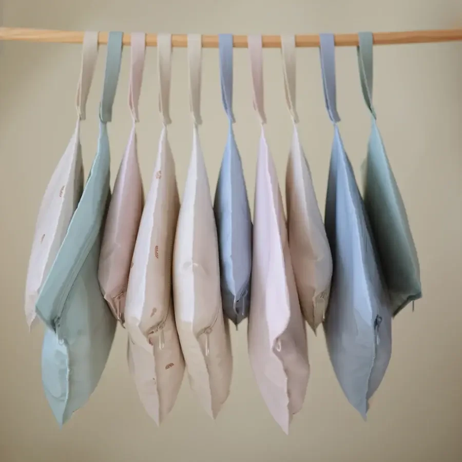 Wodoodporne torebki 2-pack - Blush / Mushie