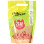 Piasek kinetyczny, 100% NATURALNY SKŁAD - zapach brzoskwiniowy, opakowanie re-fill uzupełniające, 907g / ChildGen