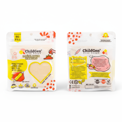 Naturalna ciastolina w saszetce re-fill BIAŁA, 125g / ChildGen