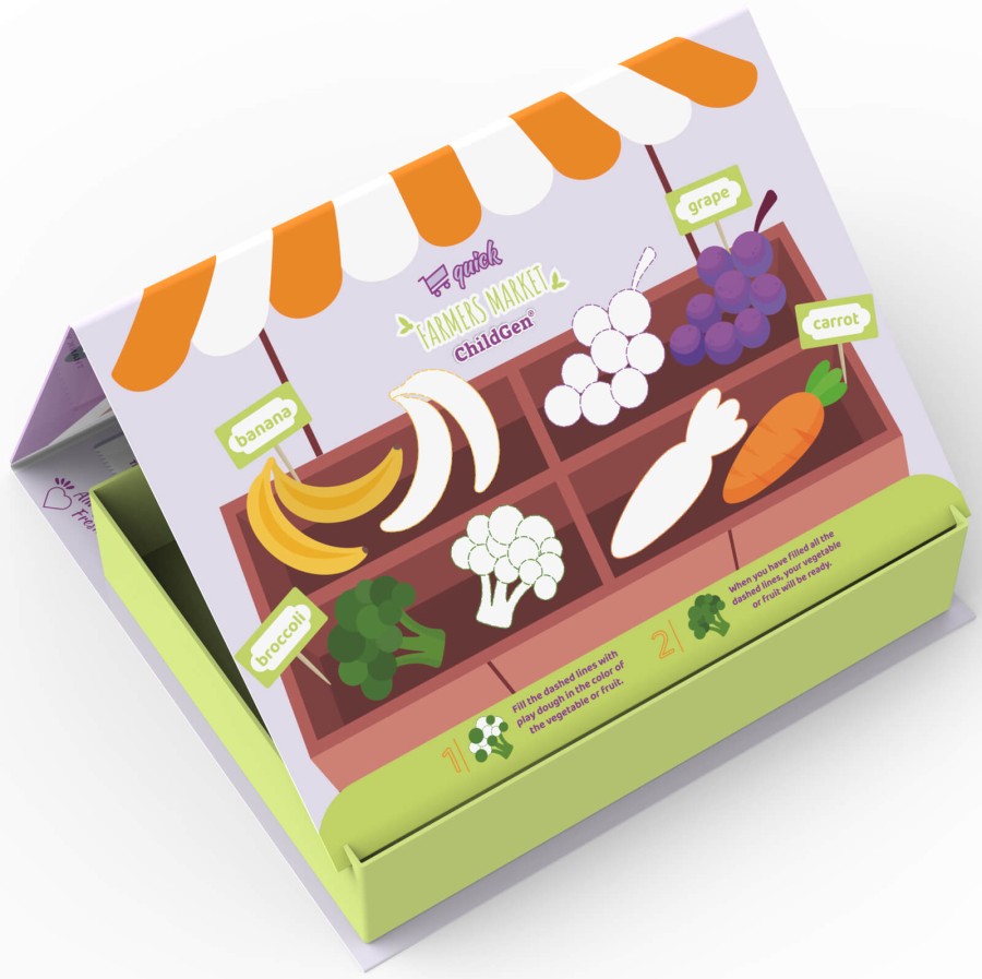 Zestaw kreatywny SKLEP, 100% naturalna ciastolina i akcesoria / ChildGen