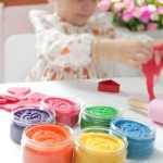 Zestaw kreatywny OWOCE I WARZYWA, 100% naturalna ciastolina i akcesoria / ChildGen