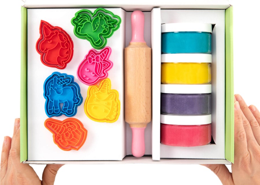 Zestaw kreatywny JEDNOROŻEC, 100% naturalna ciastolina i akcesoria / ChildGen