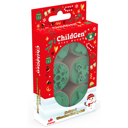 Zestaw drewniane stemple 6 szt. ŚWIĘTA, ŚWIĘTA! / ChildGen