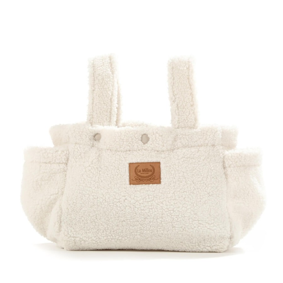 Organizer do wózka pikowany Teddy Bear CREAM / La Millou