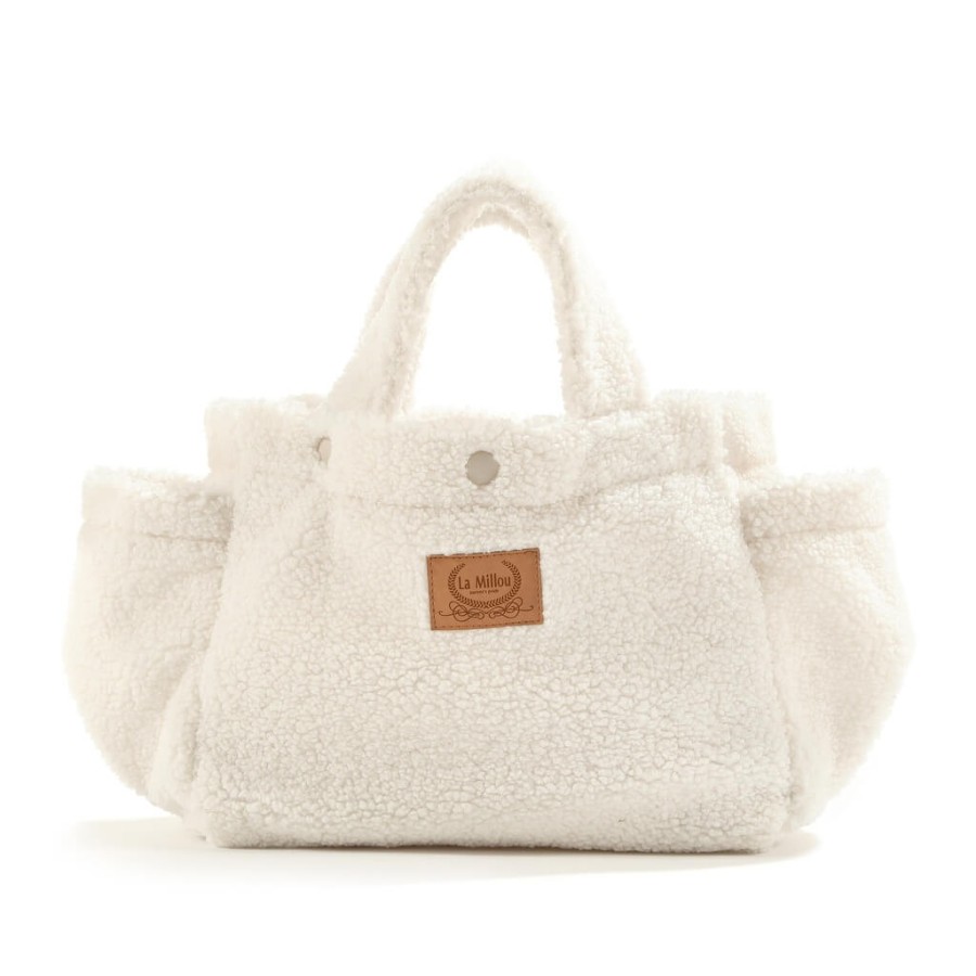 Organizer do wózka pikowany Teddy Bear CREAM / La Millou