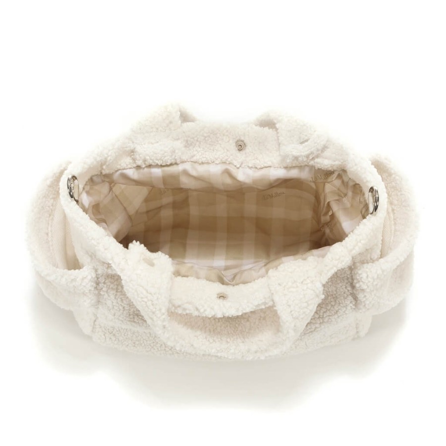 Organizer do wózka pikowany Teddy Bear CREAM / La Millou