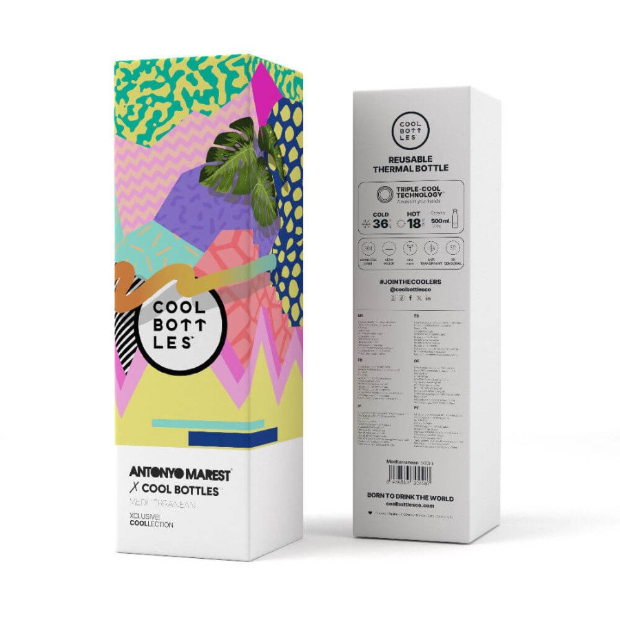 Butelka termiczna Triple cool Xclusive - Mediterranean, 500 ml / Cool Bottles