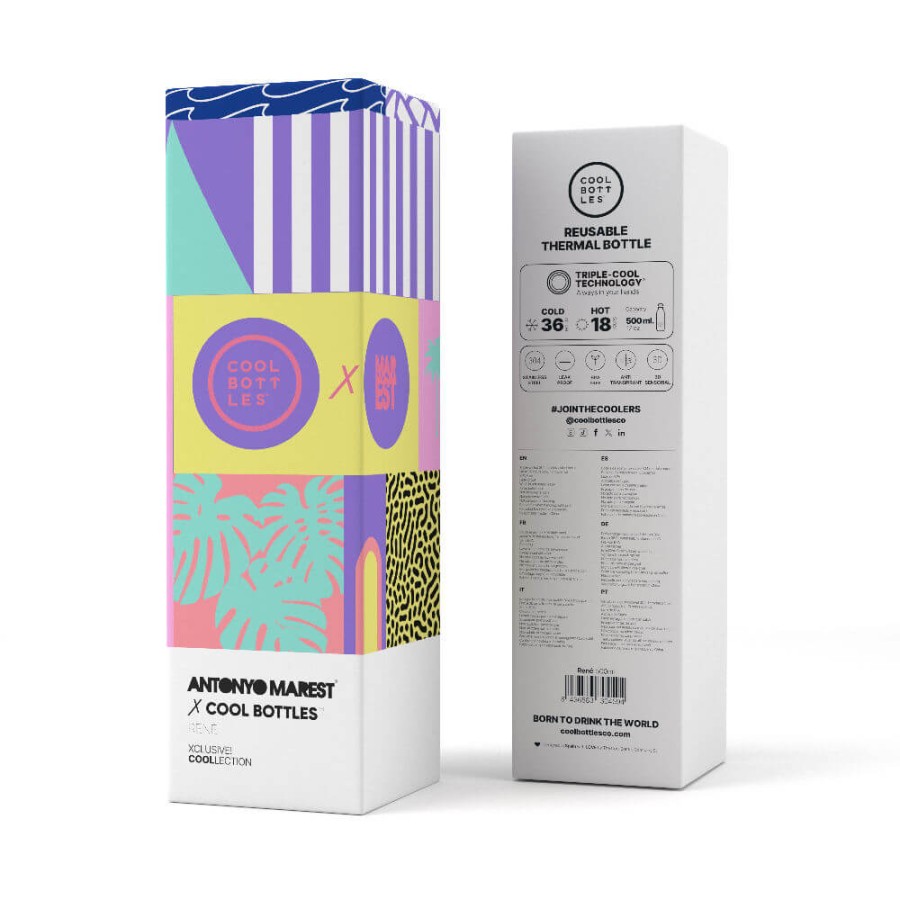 Butelka termiczna Triple cool Xclusive - René, 500 ml / Cool Bottles