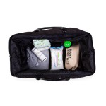 Torba Mommy Bag Pikowana Czarna / Childhome