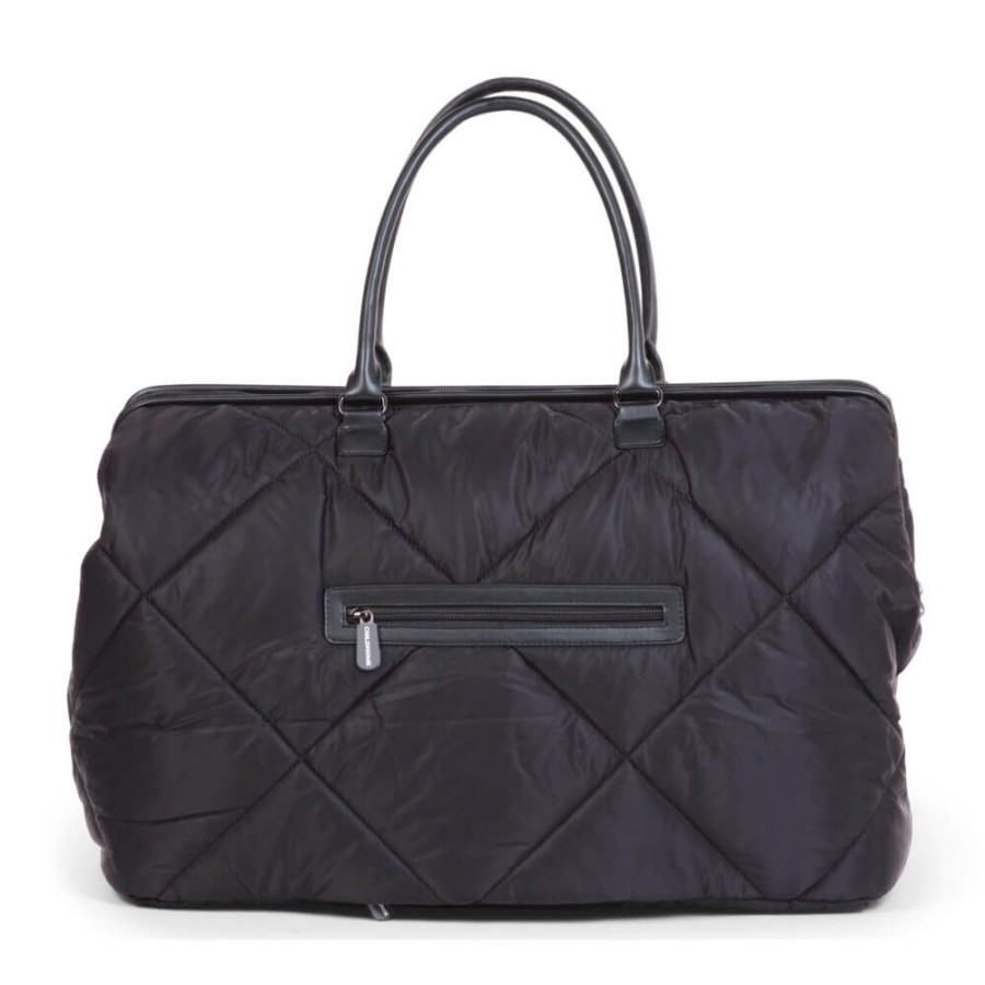Torba Mommy Bag Pikowana Czarna / Childhome