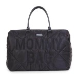 Torba Mommy Bag Pikowana Czarna / Childhome