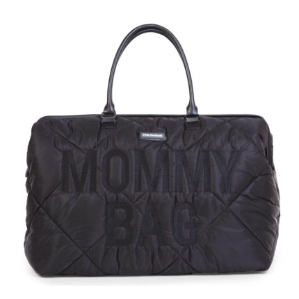 Torba Mommy Bag Pikowana Czarna / Childhome