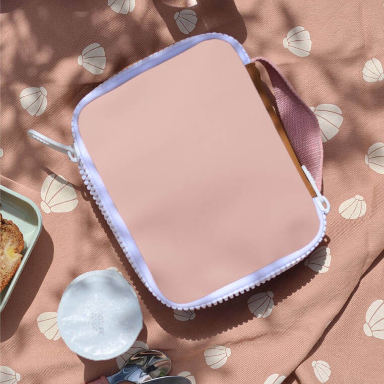 Torba izotermiczna na przekąski Faro dusty rose / Beaba