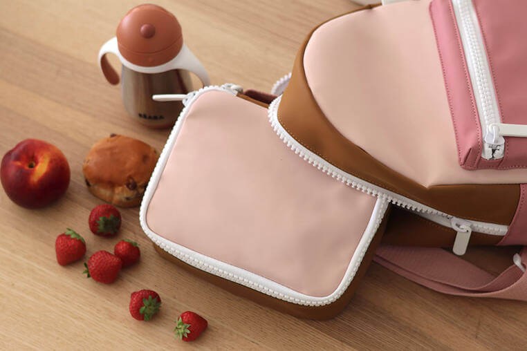 Torba izotermiczna na przekąski Faro dusty rose / Beaba