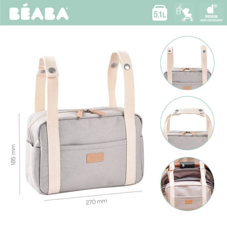 Organizer do wózka Mini Paris pearl grey/ Beaba