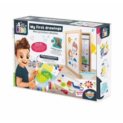 Zestaw artystyczny MOJE PIERWSZE RYSUNKI / BUKI