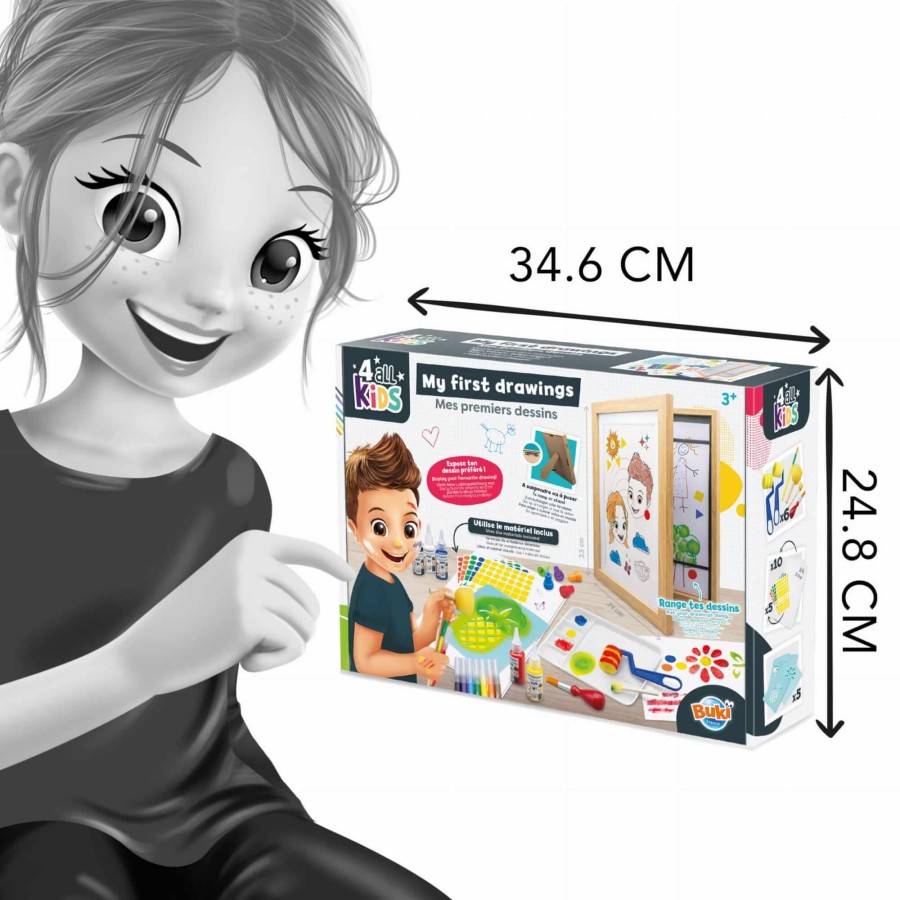 Zestaw artystyczny MOJE PIERWSZE RYSUNKI / BUKI