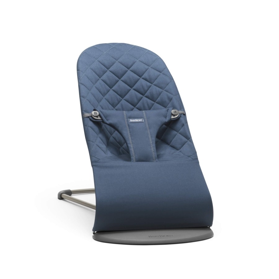 BABYBJORN - leżaczek BLISS WOVEN, Granatowy