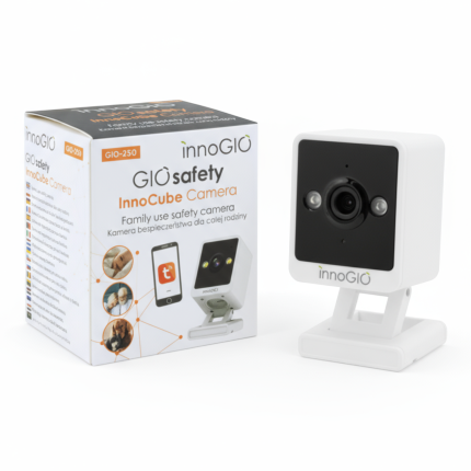 Kamera Wi-Fi Elektroniczna niania GIOsafety InnoCube – kamera monitorująca do użytku rodzinnego / InnoGIO