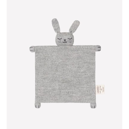 Przytulaczek z wełny aplaki - bunny grey / Main Sauvage