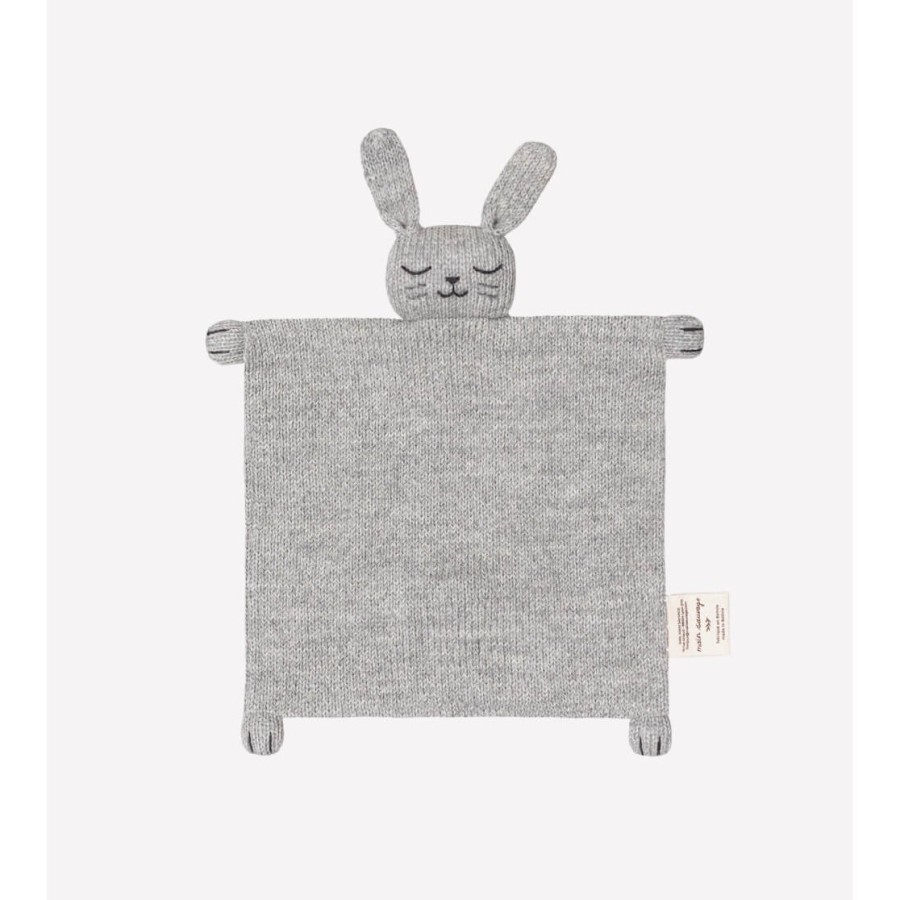 Przytulaczek z wełny aplaki - bunny grey / Main Sauvage