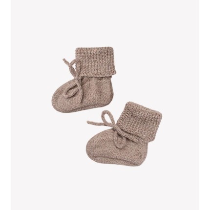 Dziergane buciki niechodki - oat / Main Sauvage