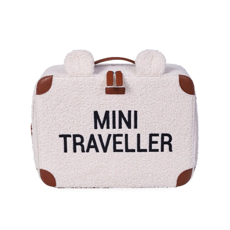 Walizka dziecięca Mini Traveller Teddy bear White / Childhome