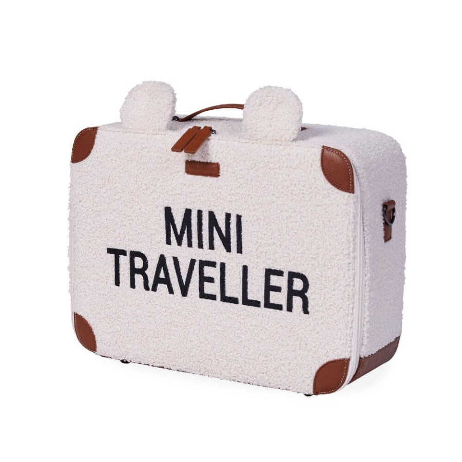 Walizka dziecięca Mini Traveller Teddy bear White / Childhome