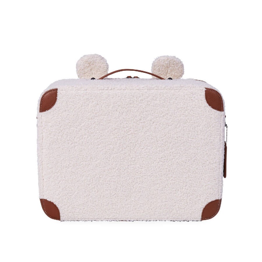 Walizka dziecięca Mini Traveller Teddy bear White / Childhome