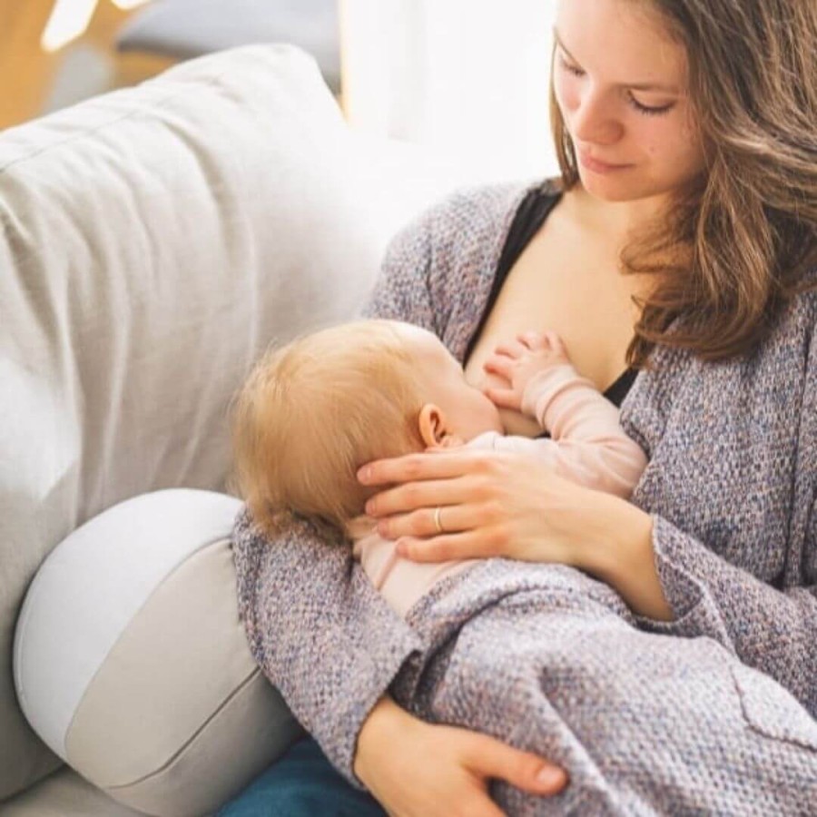 Poduszka do karmienia - Jasnoszara / Karmiuszka