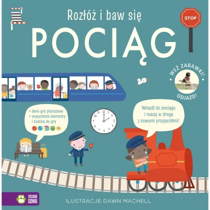 Rozłóż i baw się. Pociąg / Wydawnictwo Zielona Sowa