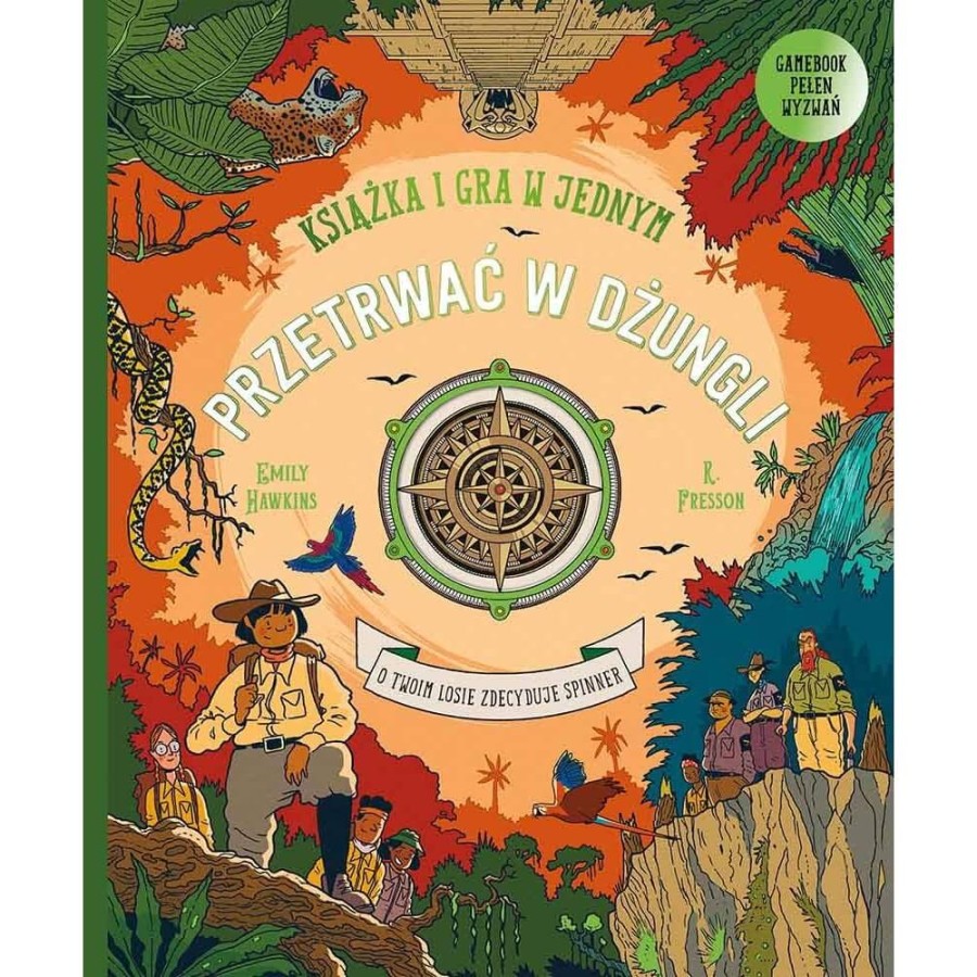 Przetrwać w dżungli. Książka i gra w jednym / HarperCollins