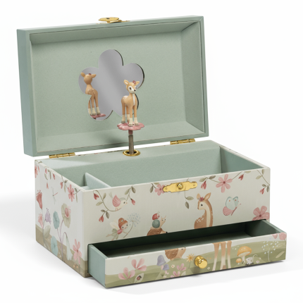 Szkatułka na biżuterię z pozytywką - Sarenka / Little Dutch