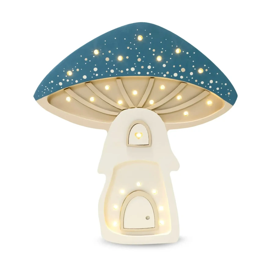 Lampa Little Lights Mushroom House - Starry Night Blue / Little Lights